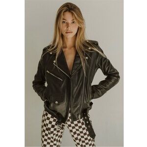 Understated Leather Easy Rider Jacket
